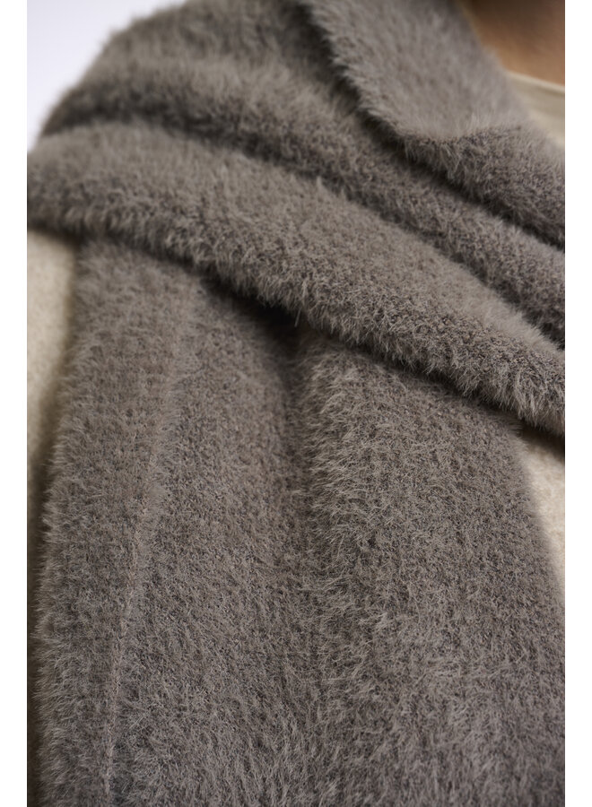 Leah.5002511 Rino en Pelle Knitted scarf  Taupe