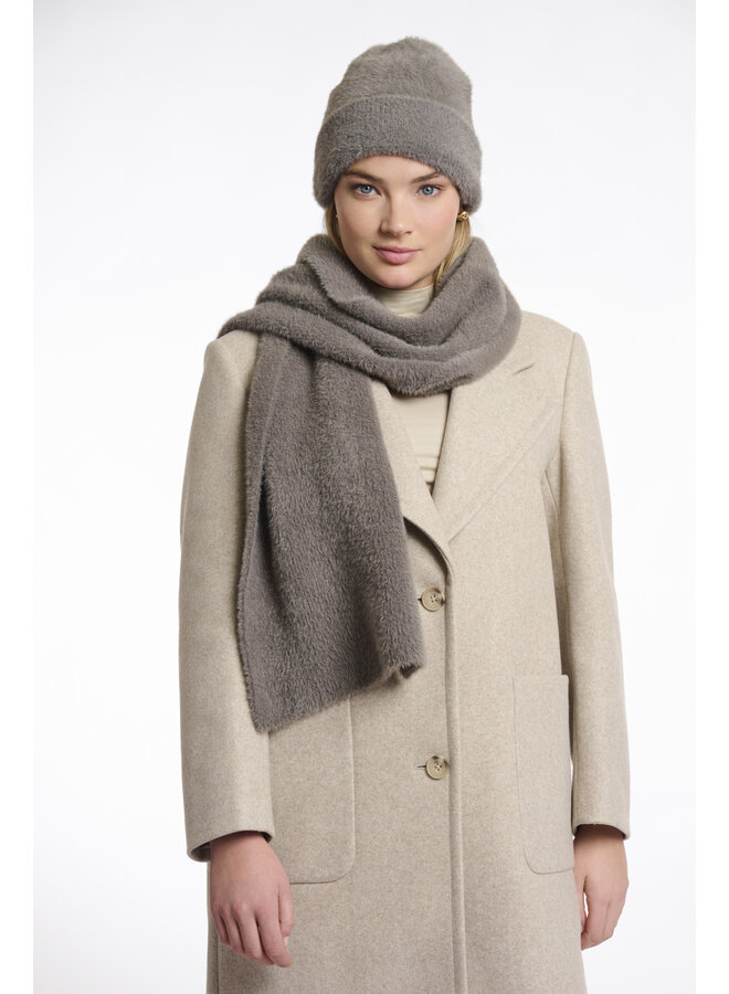 Leah.5002511 Rino en Pelle Knitted scarf  Taupe
