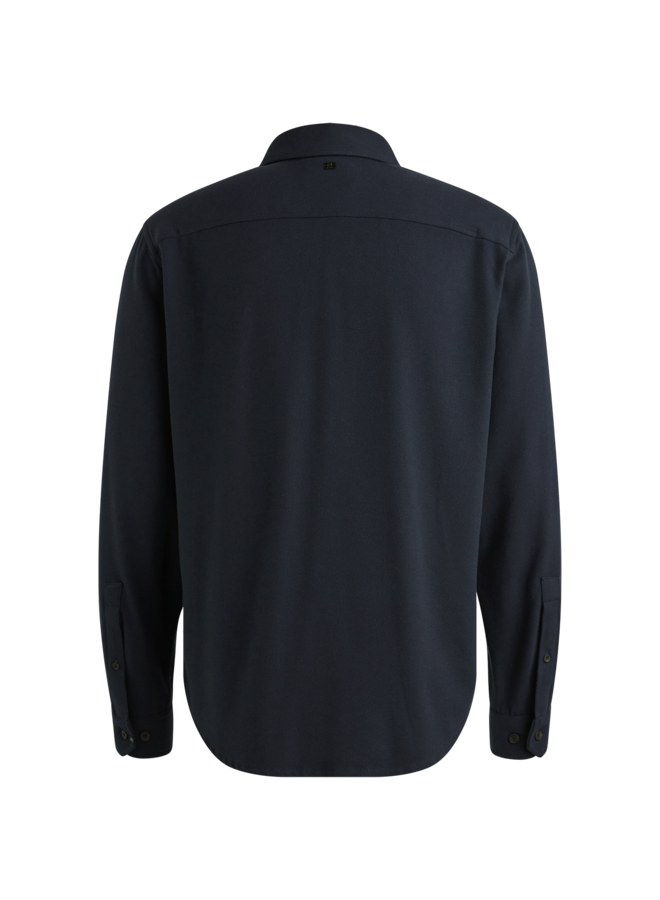 VSI2509227 5073 Vanguard Long Sleeve Shirt Brushed Melange Twill Sky Captain