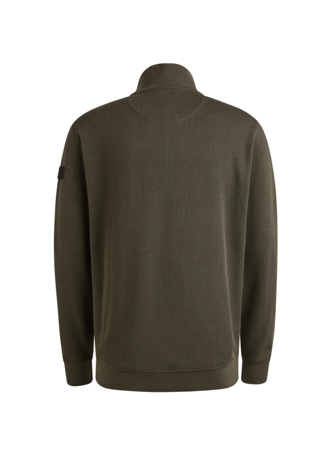 PSW2509457 8039 PME Legend Half zip collar knit look jersey Beluga