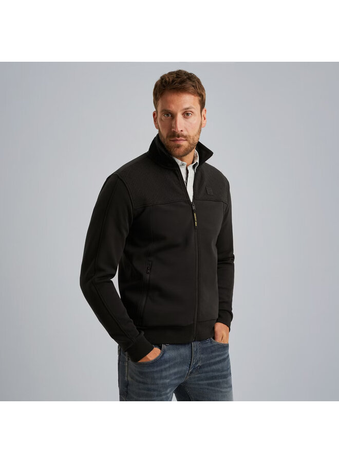 PSW2509437 999 PME Legend Zip jacket interlock Black