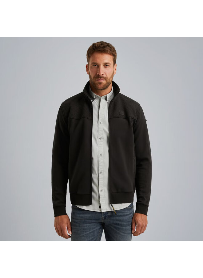 PSW2509437 999 PME Legend Zip jacket interlock Black
