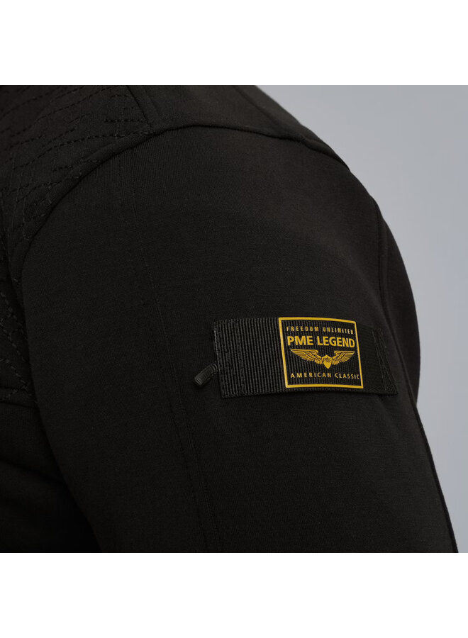 PSW2509437 999 PME Legend Zip jacket interlock Black