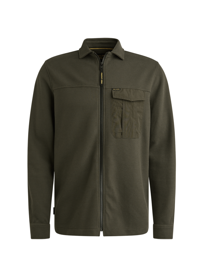 PSI2509248 8039 PME Legend LONG SLEEVE SHIRT Jersey Waffle Beluga