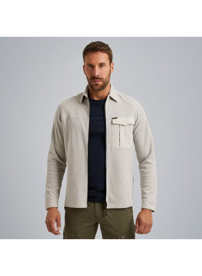 PSI2509248 921 PME Legend LONG SLEEVE SHIRT Jersey Waffle Light Grey Melee