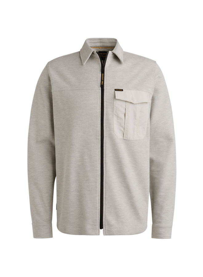 PSI2509248 921 PME Legend LONG SLEEVE SHIRT Jersey Waffle Light Grey Melee