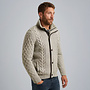 PKC2509359 921 PME Legend Zip jacket heavy knit mixed yarn Light Grey Melee