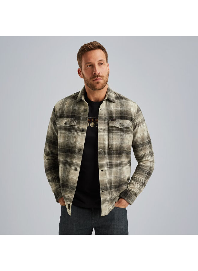 PSI2509244 8011 PME Legend LONG SLEEVE SHIRT Brushed Grindle Check Seneca Rock