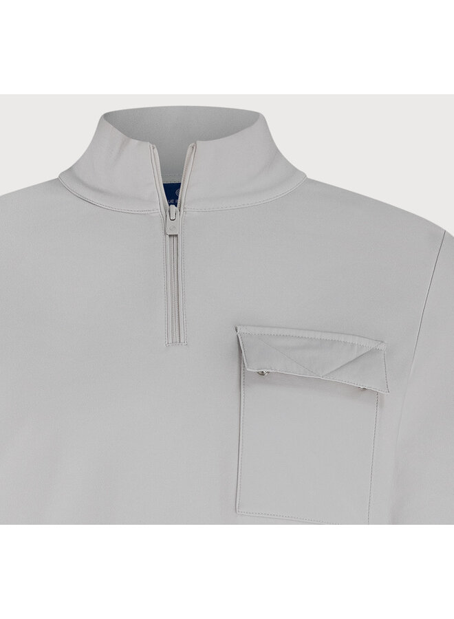 KBIW25-M31 Blue Industry sweater STONE