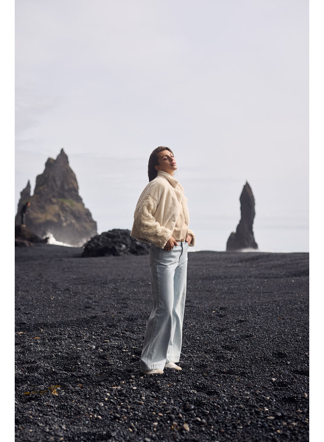 NKF09053 24 Nukus Abby Pants Denim Strass Bleached Denim