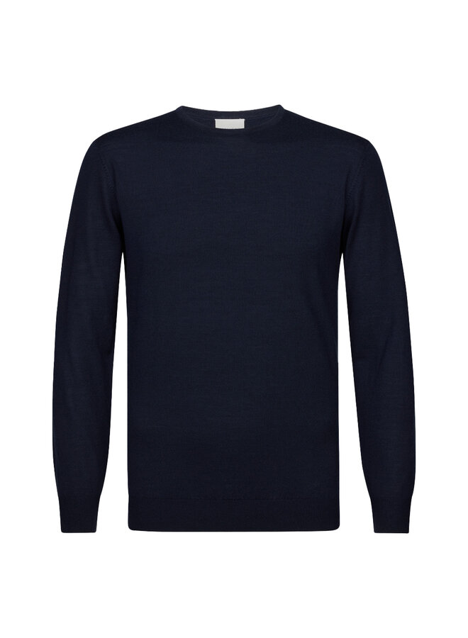 PP2J00011A Prufuomo PULLOVER CREW NECK NAVY