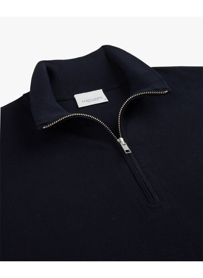 PP2J00010A Prufuomo PULLOVER HALFZIP NAVY