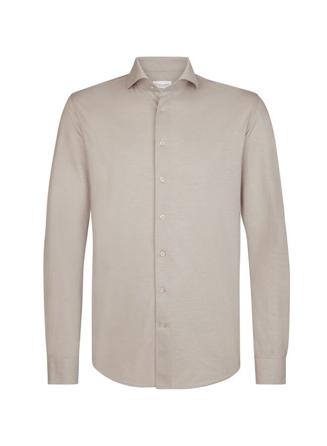 PP2H00008B Prufuomo Japanese knitted Shirt SC BEIGE