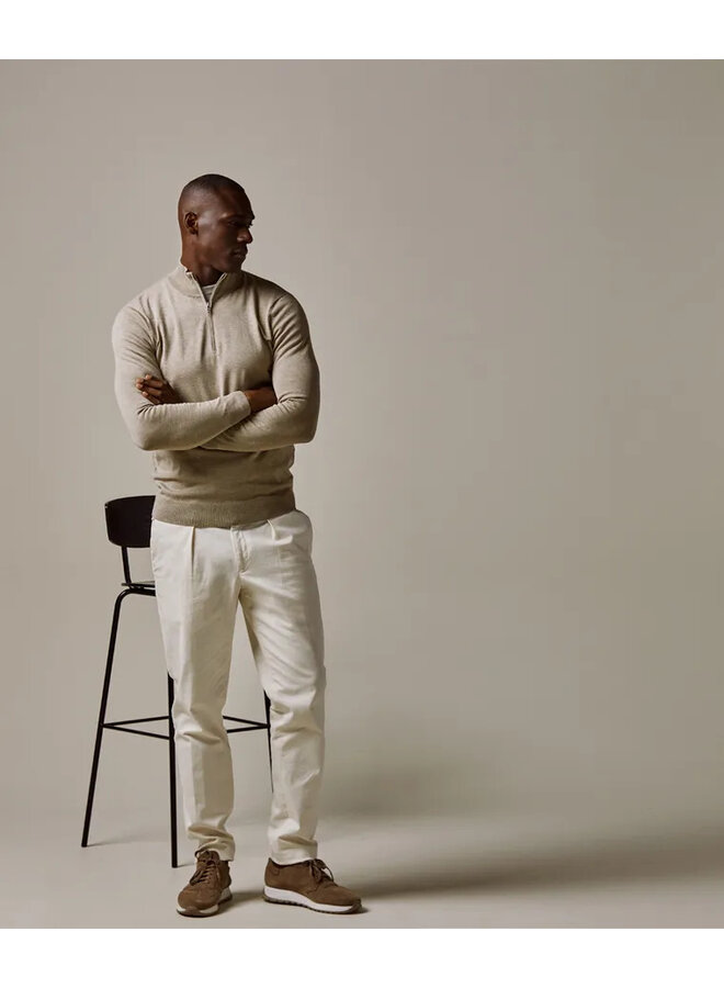 PP2J00010C Prufuomo PULLOVER HALFZIP BEIGE