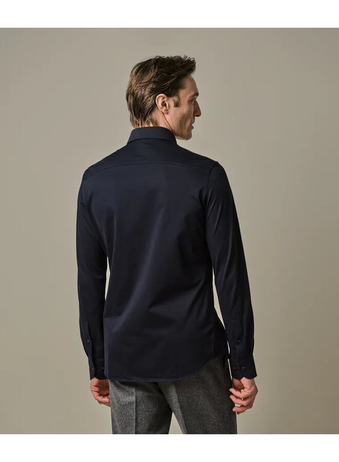 PP2H00008C Prufuomo Japanese knitted Shirt NAVY