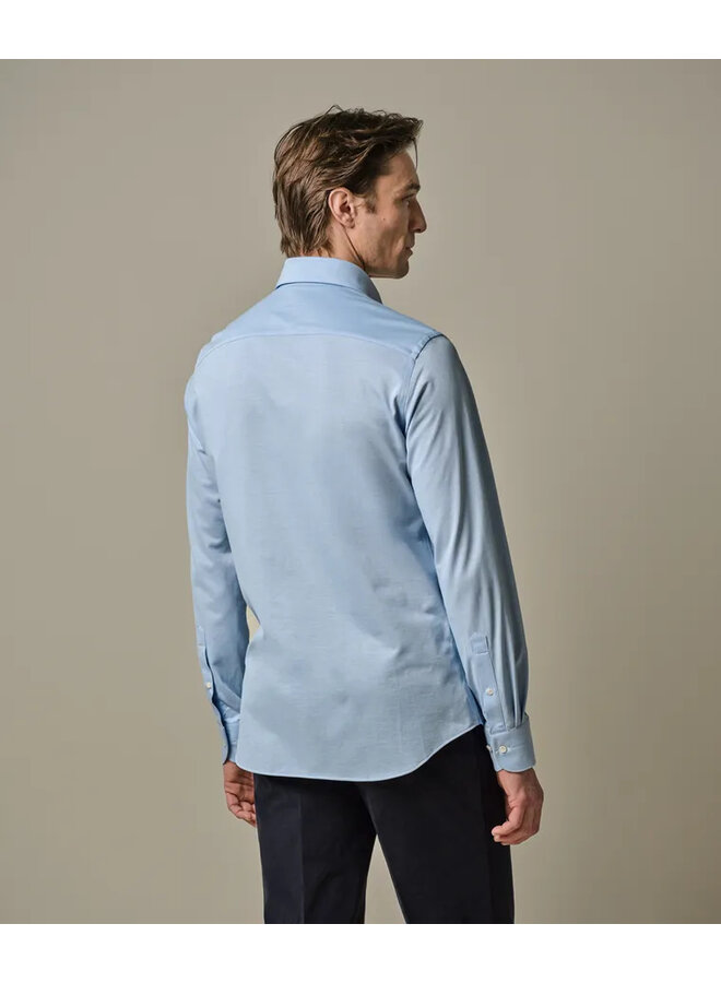 PP2HC10009 Prufuomo Japanese knitted Shirt SC LIGHT BLUE