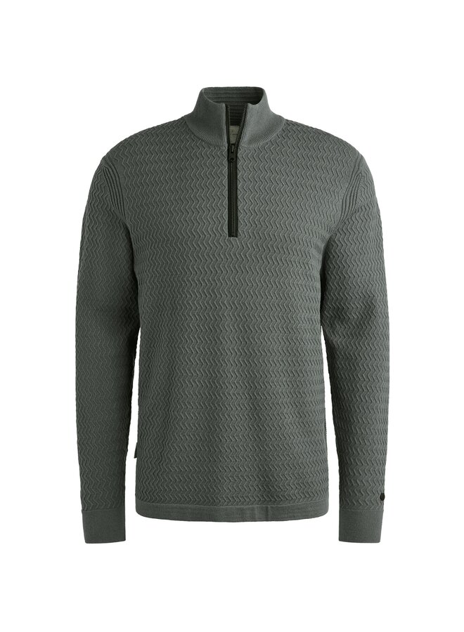 CKW2509330 9096 Cast Iron Half zip collar ecovero Stormy Weather