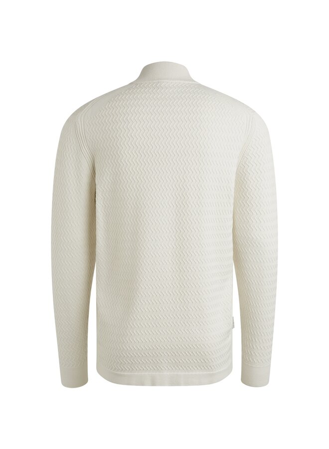 CKW2509330 9001 Cast Iron Half zip collar ecovero Vaporous Gray