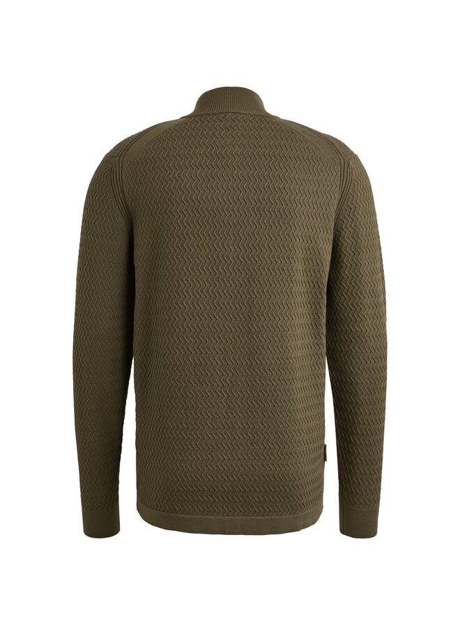 CKW2509330 6444 Cast Iron Half zip collar ecovero Crocodile