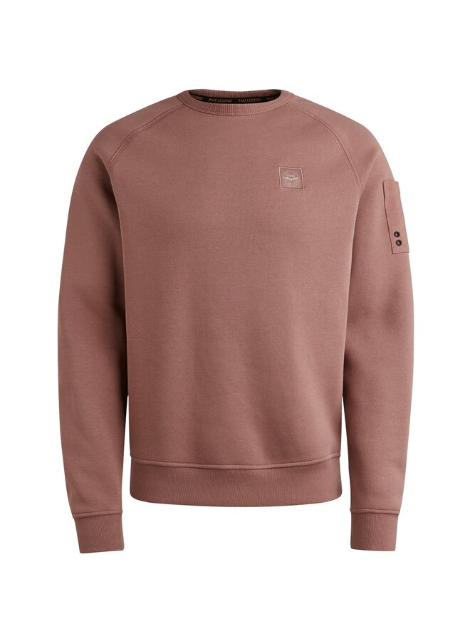 PSW2509453 8202 PME Legend Crewneck soft fleece sweat Burlwood
