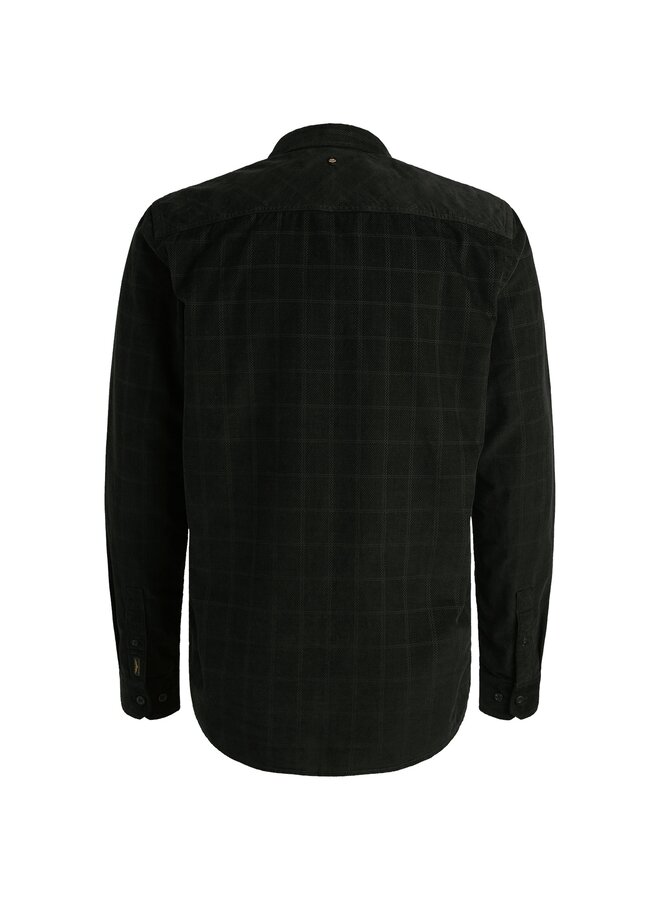 PSI2509242 9995 PME Legend LONG SLEEVE SHIRT Fine Corduroy Jet Black