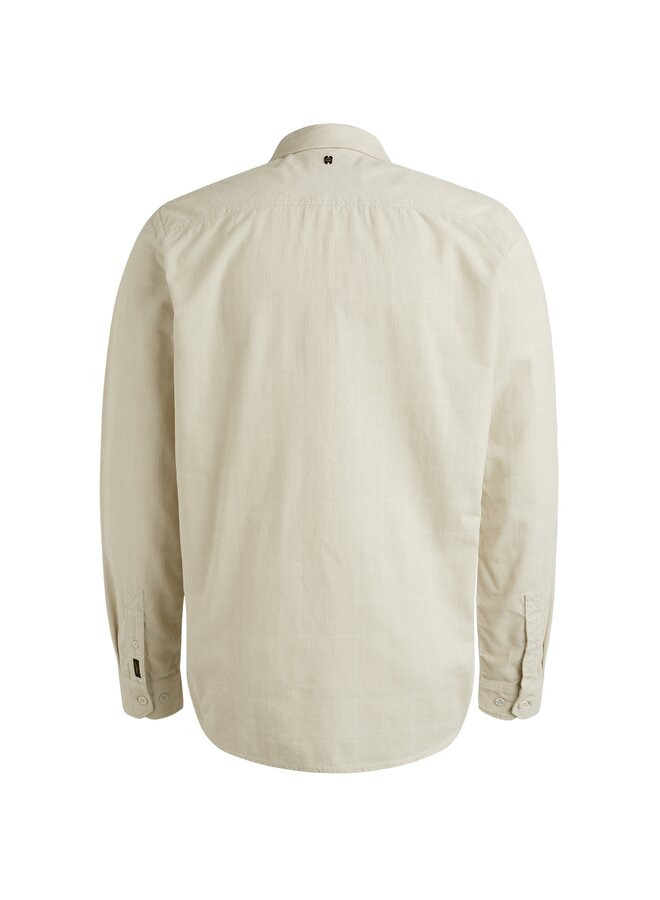 PSI2509242 7013 PME Legend LONG SLEEVE SHIRT Fine Corduroy Bone White
