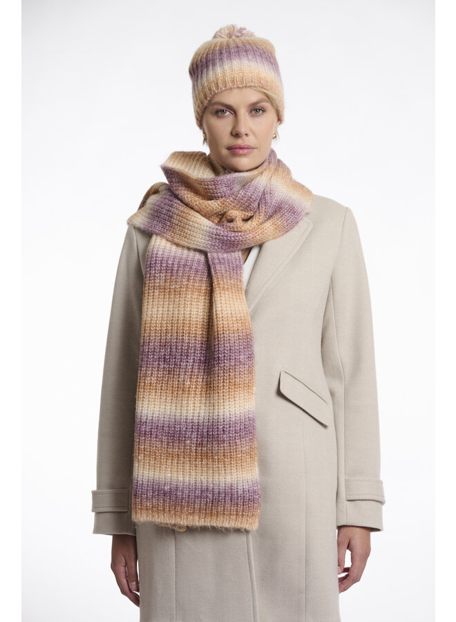 Haiko.5002512 Rino & Pelle Multicoloured knitted scarf  Sugar plum mix