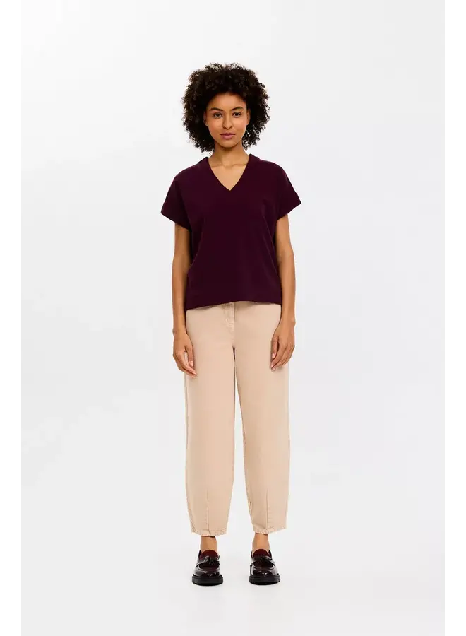 309819 PAD CKS Top JAZZLESS purple dark