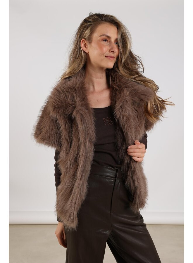 NKF08002 65 Nukus Loua Gilet Fango