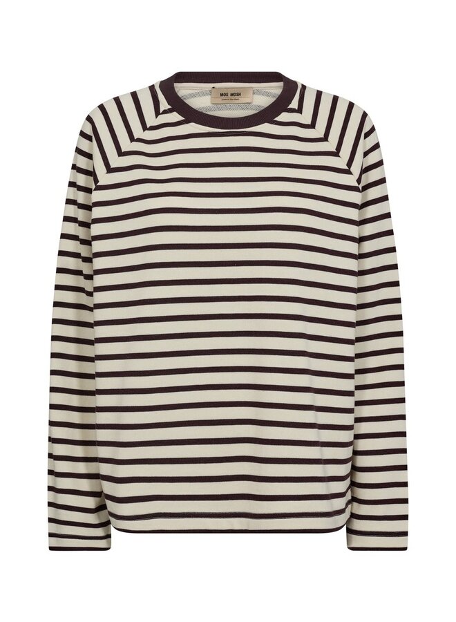 172670 159 Mos Mosh MMLidy O-LS Sweatshirt Fudge