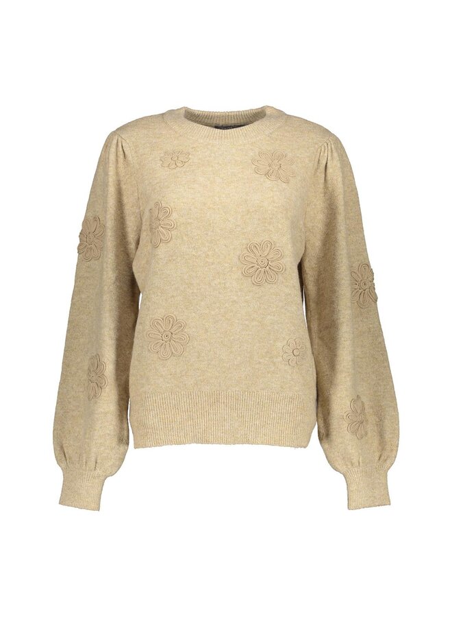 54571-29 720 Geisha Pullover flower sand