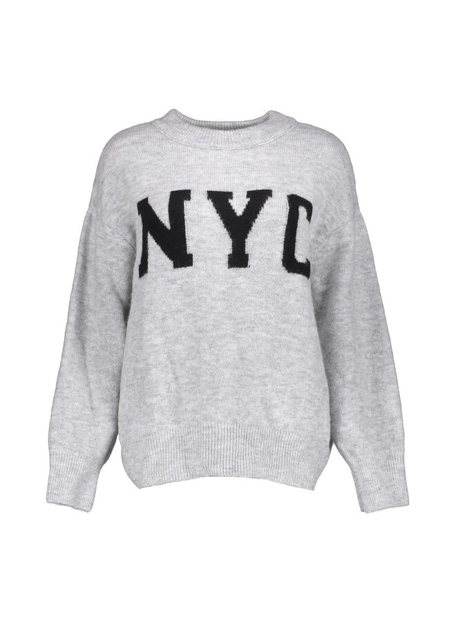 54561-23 925 Geisha Pullover NYC grey/black