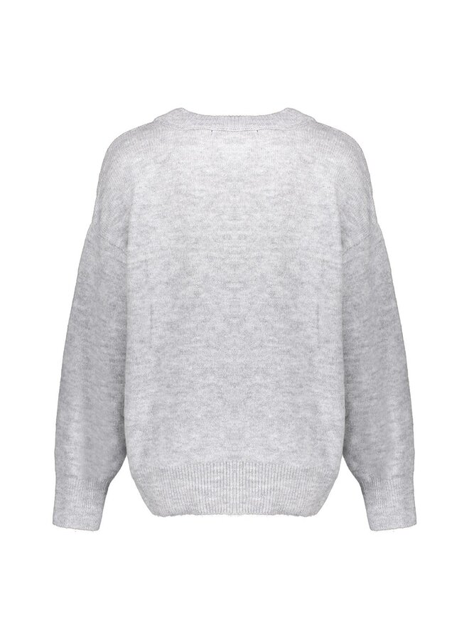 54561-23 925 Geisha Pullover NYC grey/black