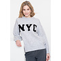 54561-23 925 Geisha Pullover NYC grey/black