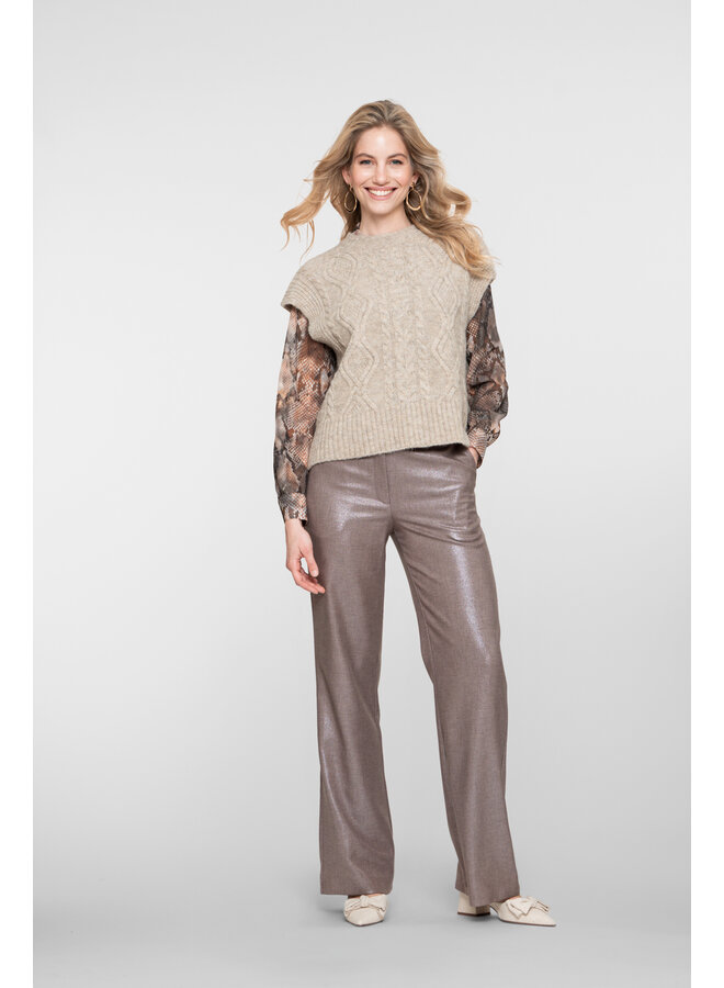 51580-32 745 Geisha Pants taupe/silver