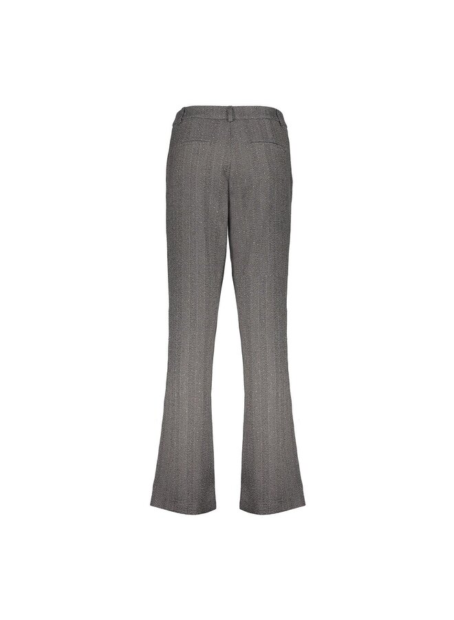 51532-10 950 Geisha Pants herringbone + stones anthracite stones