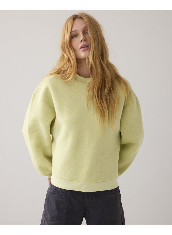3s5067-30413 604 Summum Jersey balloon Soft sweat Misty lime