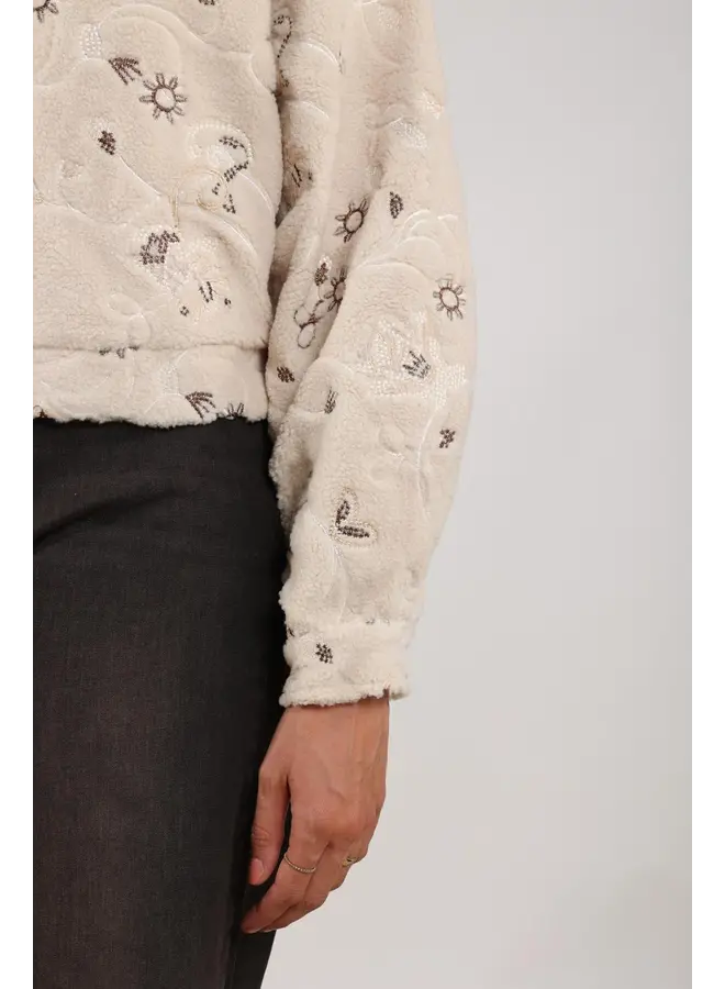 NKF13018 9 Nukus Milou Jacket Embroidery Sand