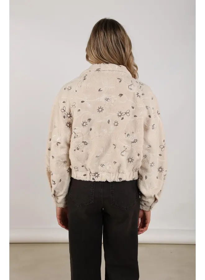 NKF13018 9 Nukus Milou Jacket Embroidery Sand