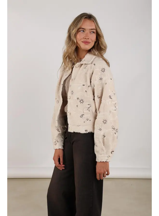 NKF13018 9 Nukus Milou Jacket Embroidery Sand