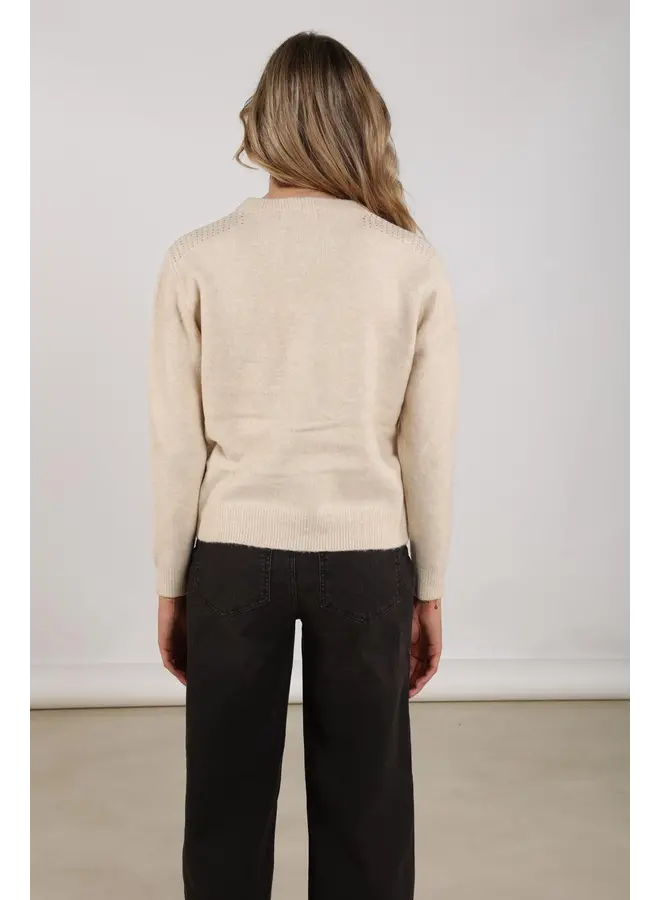 NKF03001 9 Nukus Kate Pullover Sand