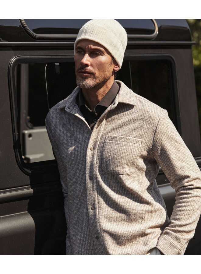 CAPOW25-M13 Blue Industry Shirtjacket SAND
