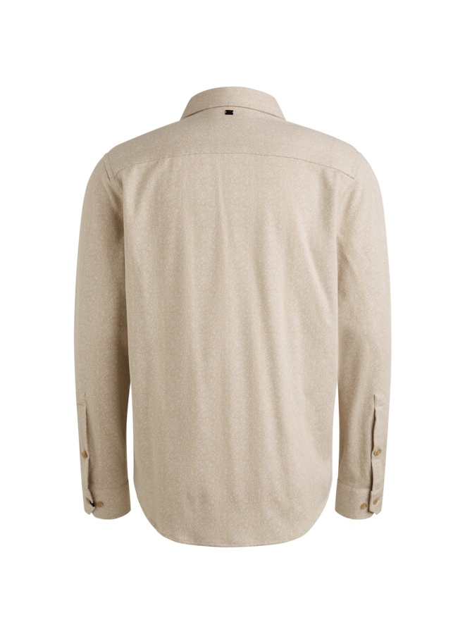 VSI2509228 7144 Vanguard Long Sleeve Shirt Jersey Herringbone White Pepper