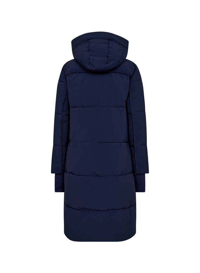 170810 241 MosMosh MM Ollie Terma Long Coat Maritime Blue