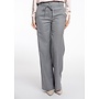 CharleeShort.7002512 Rino en Pelle Short length straight leg pants  Grey melange