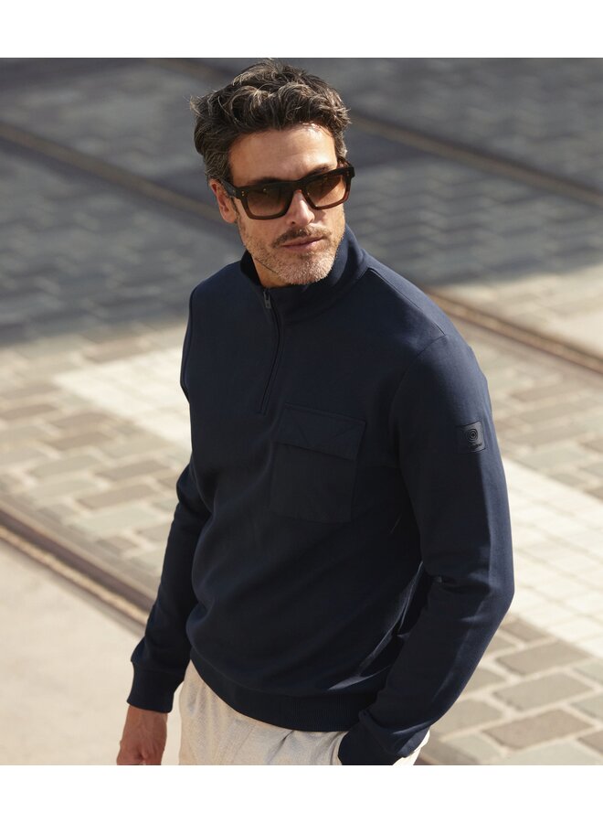 KBIW25-M31 Blue Industry sweater NAVY