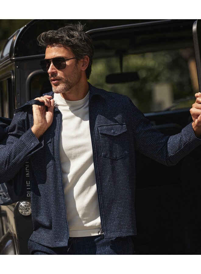 PISAW25-M1 Blue Industry Shirtjacket NAVY