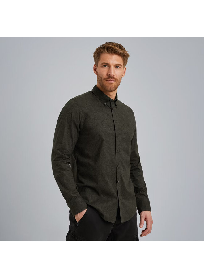 PSI2509238 8039 PME Legend LONG SLEEVE SHIRT Print on Ctn Stretch Beluga