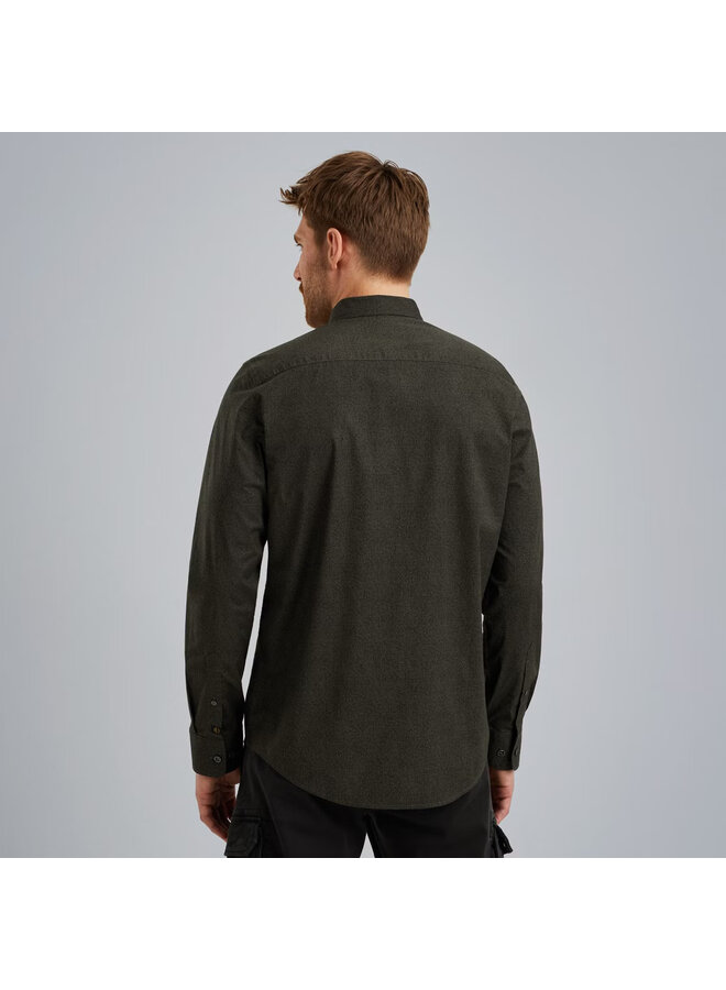 PSI2509238 8039 PME Legend LONG SLEEVE SHIRT Print on Ctn Stretch Beluga