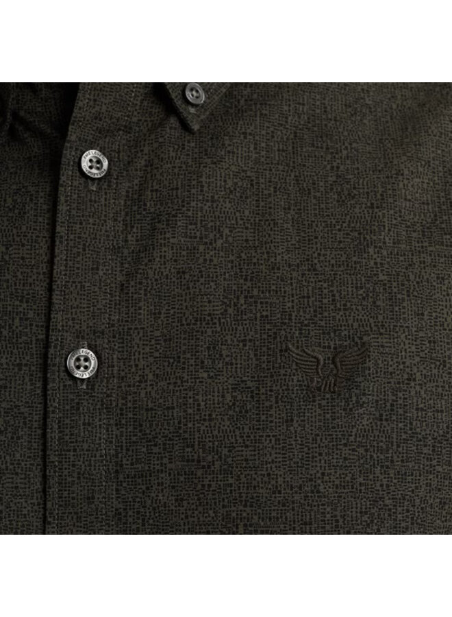 PSI2509238 8039 PME Legend LONG SLEEVE SHIRT Print on Ctn Stretch Beluga